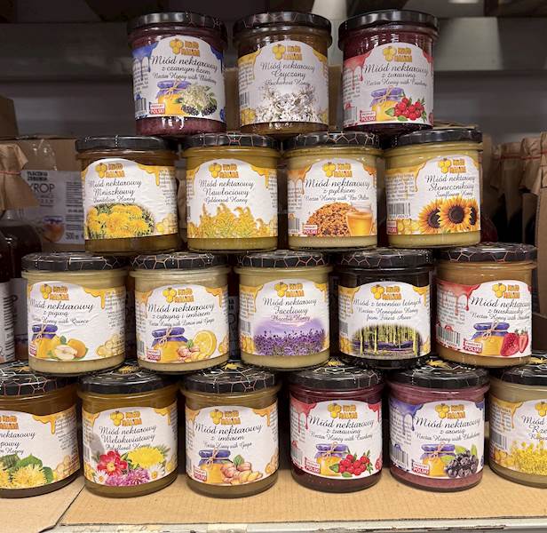 MIÓD NEKTAROWY z pyłkiem 450g MM