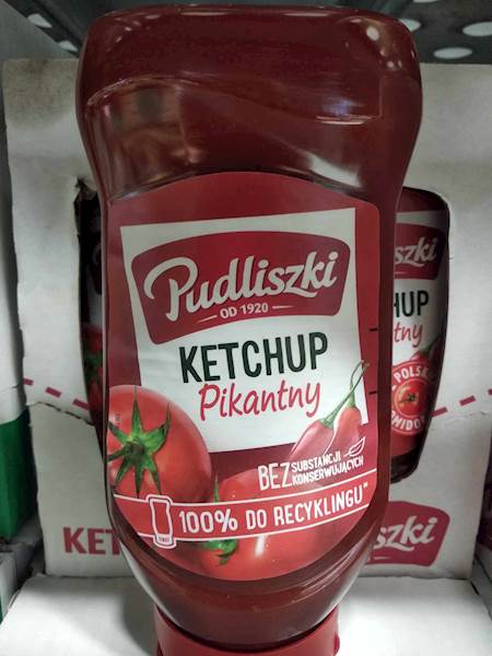 KETCHUP PIKAN. 480g PUDLISZKI