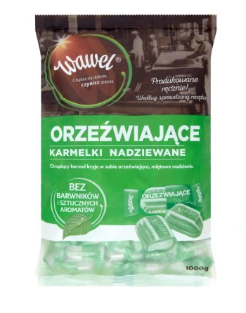 CUKIERKI MIĘTOWE ORZEŹWIAJĄCE 1kg WAWEL