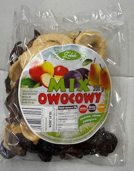 MIX OWOCOWY 200g ZELEK