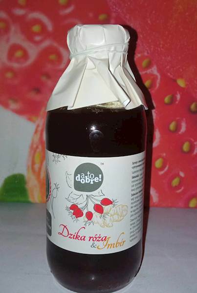 SYROP DZIKA RÓŻA/IMBIR  SUPLEMENT 300ML BIOONE