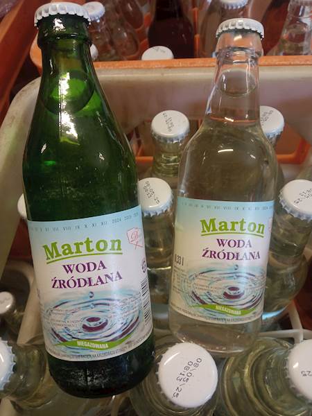 WODA GAZ ŹRÓDLANA 0,33L MARTON