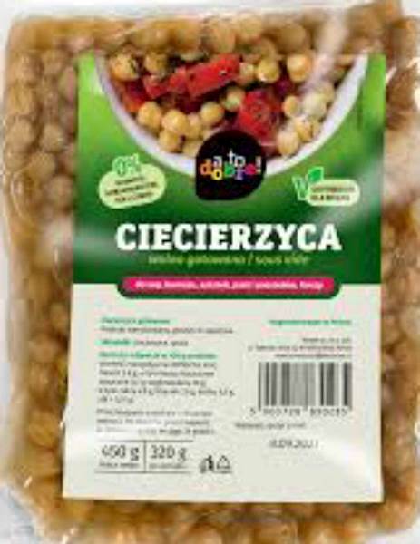 CIECIERZYCA GOTOWANA 450g folia BIOONE