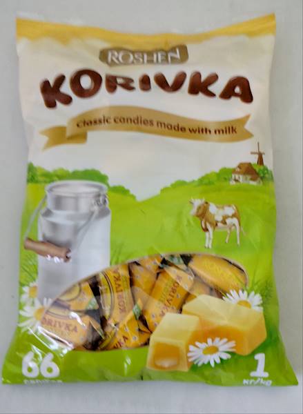 CUKIERKI KRÓWKA KORIVKA ROSHEN 1kg 