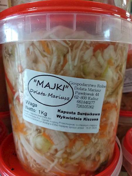 KAP. SURÓWKOWA KISZ. Z PAPRYKĄ 0,5kg MAJKI