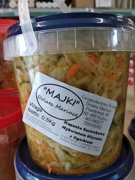 KAP. SURÓWKOWA KISZ. Z OGÓRKIEM I PRZYPR. 0,5kg MAJKI