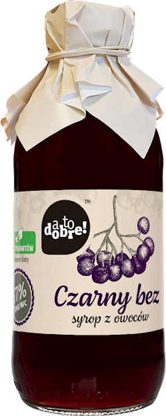 SYROP CZARNY BEZ 330 ML BIOONE