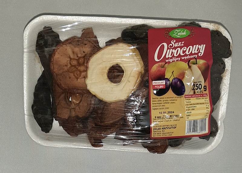 ZESTAW wigilijny susz owoce TACKA 250g FILIP