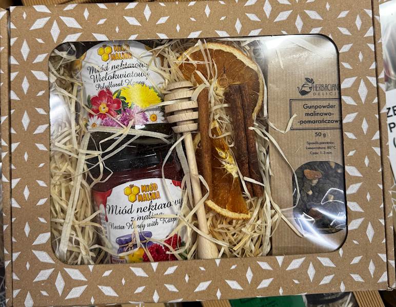 ZESTAW PREZENT. NR 1 (2 miody i herbata)