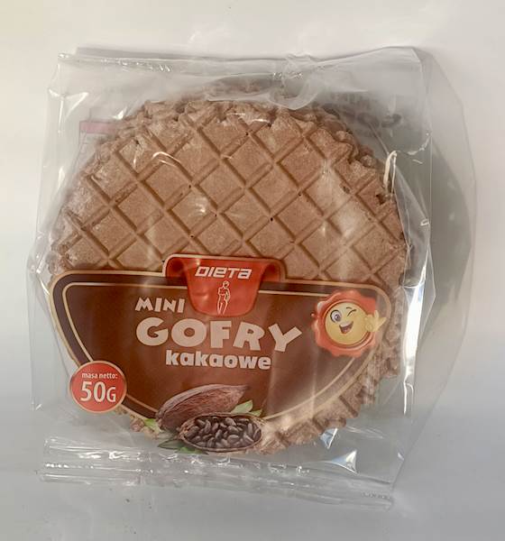 GOFRY MINI KAKAOWE 50g DIETA