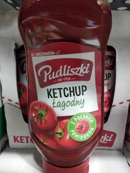 KETCHUP ŁAGOD. 480g PUDLISZKI
