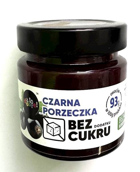 DŻEM CZARNA PORZECZKA B/C 195g BIOONE