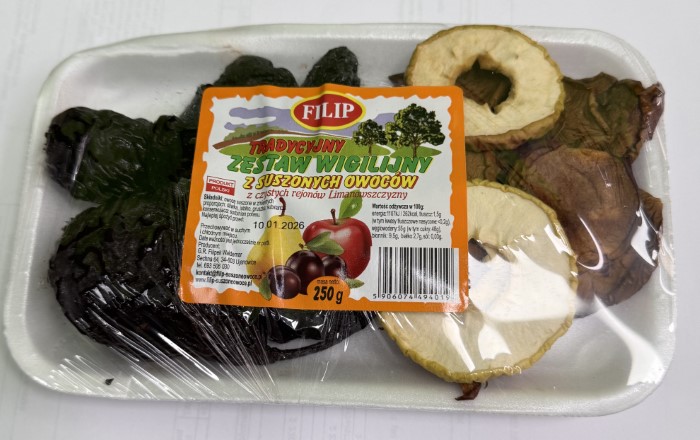 ZESTAW wigilijny susz owoce TACKA 250g FILIP