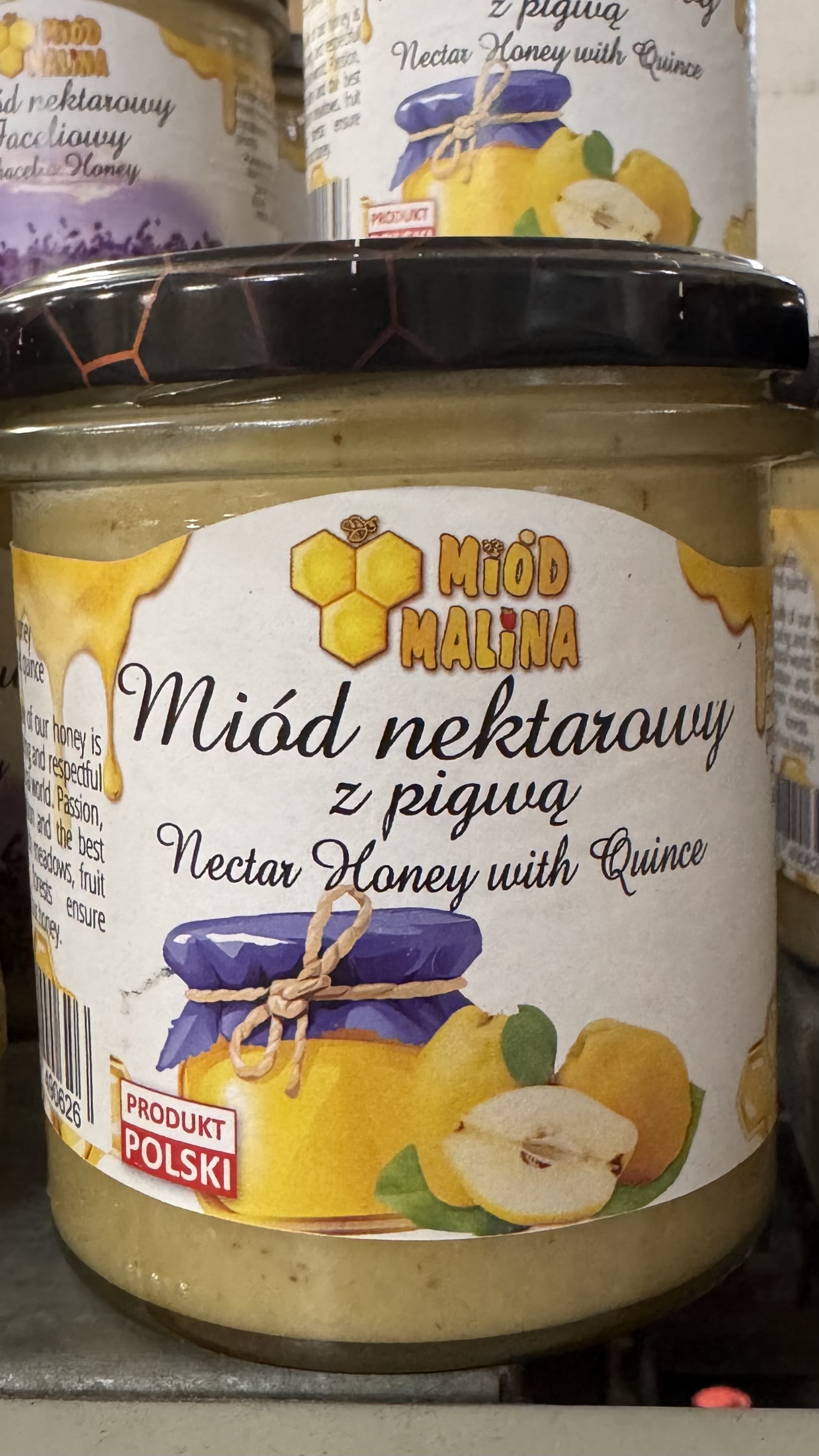 MIÓD NEKTAROWY z pigwą 450g MM