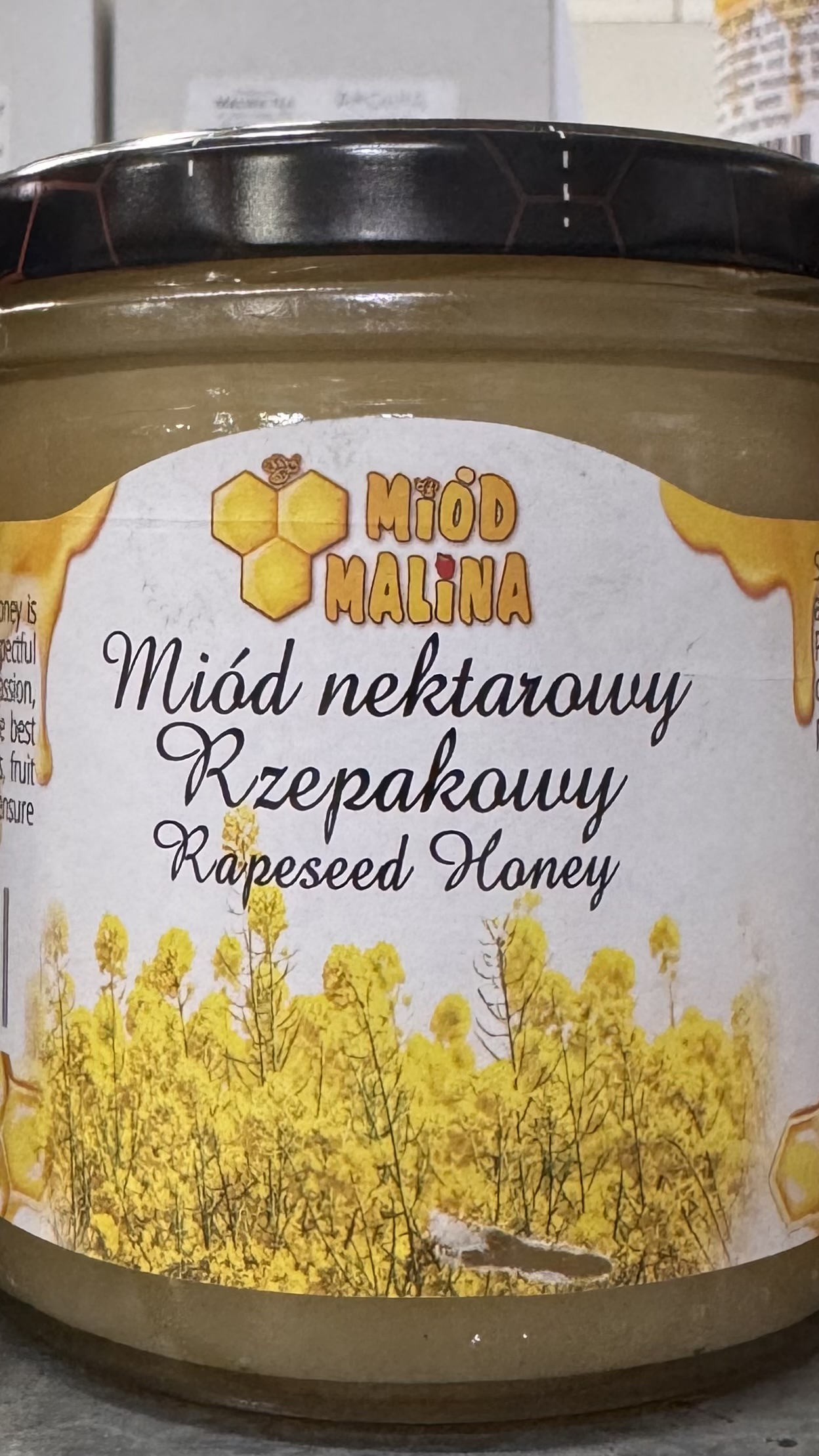 MIÓD NEKTAROWY rzepakowy 450g MM