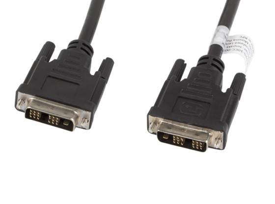 Kabel DVI Lanberg DVI-D (18+1) M/m 3m czarny