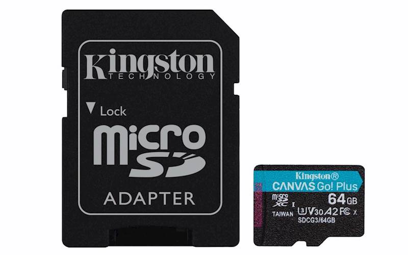 Kingston microSDXC Canvas Go! Plus 64GB + adapter