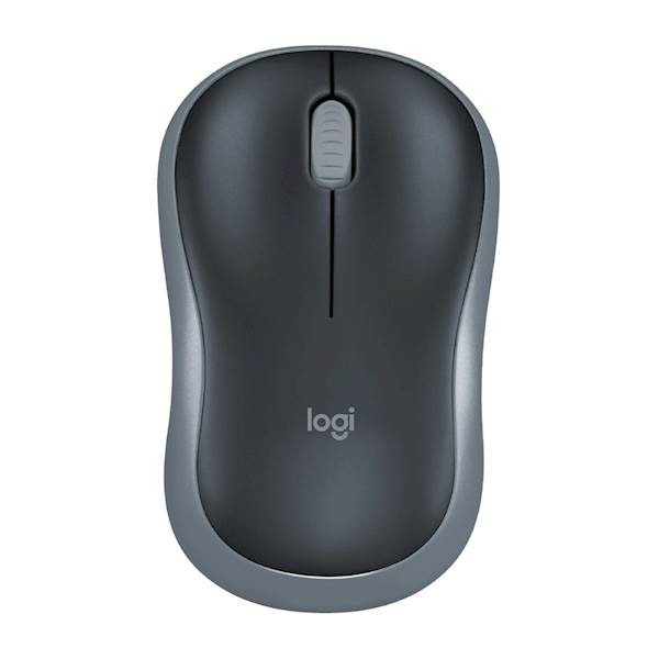 Logitech Mysz Optyczna Bezprzew M185 czarna grey
