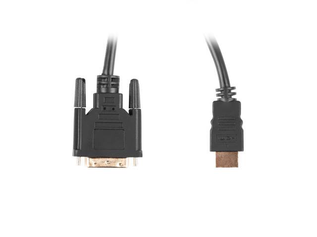 Kabel adapter Lanberg HDMI(M) - DVI-D(M)(24+1) 3m