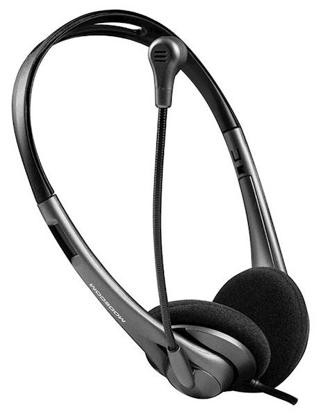MODECOM Słuchawki douszne MC-300 Czarne