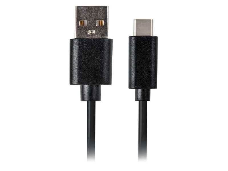 Lanberg kabel USB-C (M)-> 2.0 QC 3.0 0.5m czarny