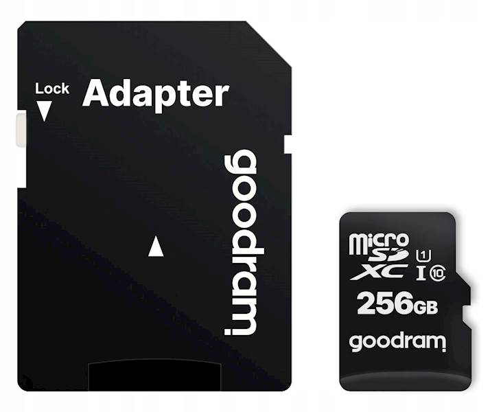 Karta pamięci microSDXC GoodRam 256GB + adapter