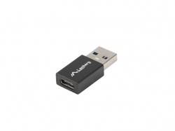 Adapter Lanberg USB type-C(F) - USB-A(M) 3.1 czarn