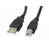 Kabel USB 2.0 Lanberg AM-BM 1m czarny 