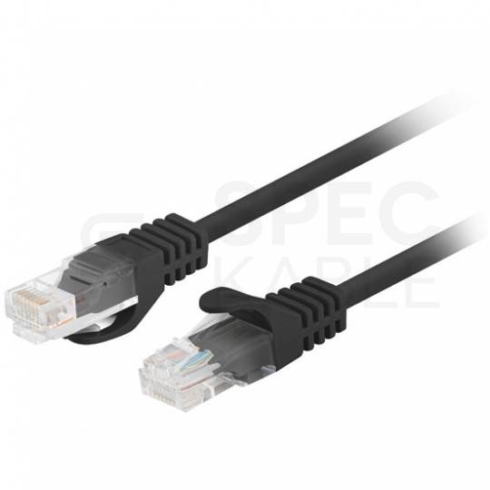 Patchcord Lanberg UTP 5e 7,5m czarny