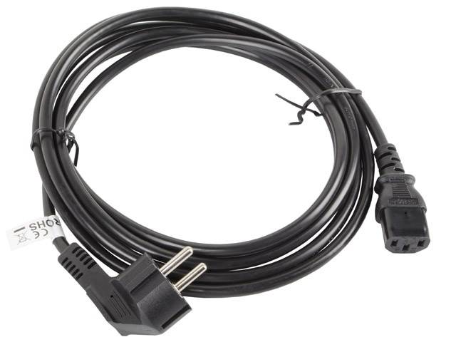 Kabel zasilający LANBERG CEE 7/7 -> IEC 320 C13 3m