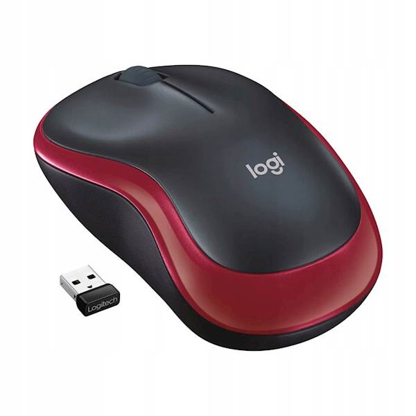 Mysz Logitech Wireless Mouse M185 Red