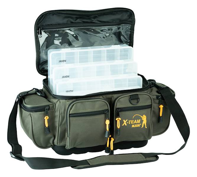 TORBA JAXON Z USZTYWNIONYM DNEM + 4 PUDEŁKA