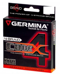 PLECIONKA GERMINA 4-BRAID GREEN 0.08MM 150M 