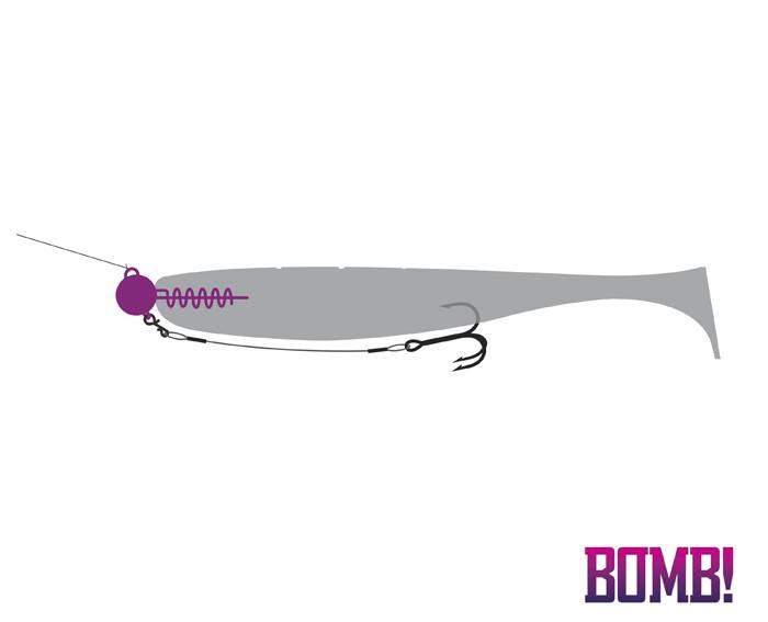 BOMB! Twisto JIGER / 3szt 25GRAM
