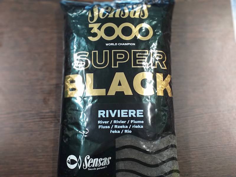 ZANĘTA SENSAS 3000 SUPER BLACK RIVIERE 1KG