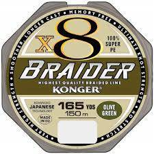 PLECIONKA KONGER BRAIDER OLIVE GREEN 0,18mm 150m