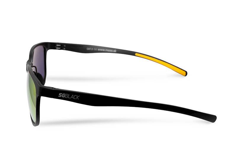 OKULARY DELPHIN SG BLACK szkła pomarańczowe