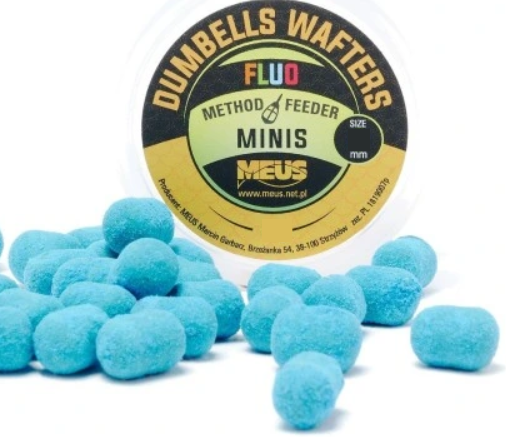 Dumbells Fluo Wafters 6mm Halibut MINIS