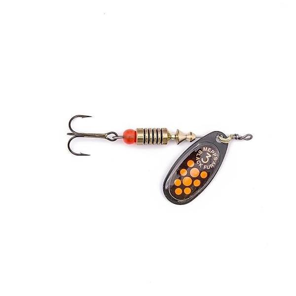 MEPPS BLACK FURY czarny / czerwone kropki nr 1