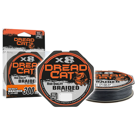 Plecionka Dread Cat X8 Black 0,30mm/300m