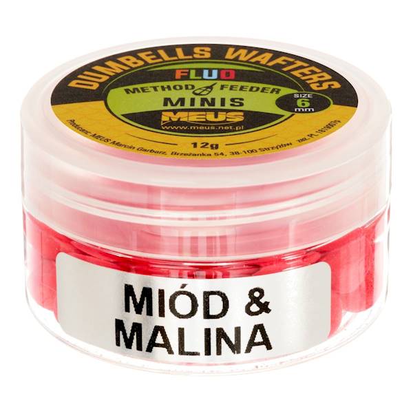 Dumbells Fluo Wafters 6mm Miód & Malina MINIS