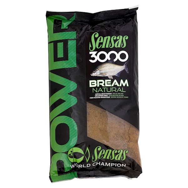 ZANĘTA SENSAS 3000 POWER BREAM NATURAL 1KG 45648