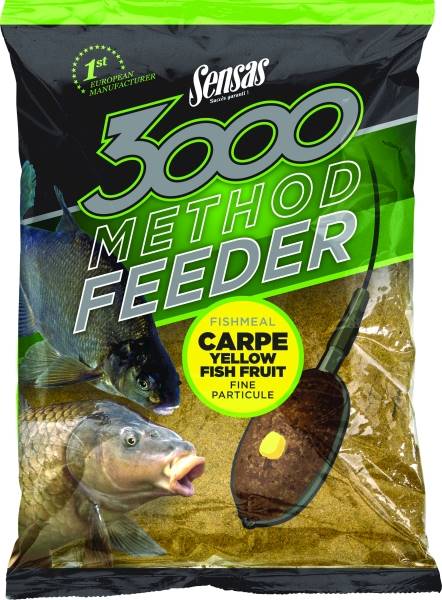 ZANĘTA SENSAS 3000 METHOD CARPE YELLOW 1KG 70741