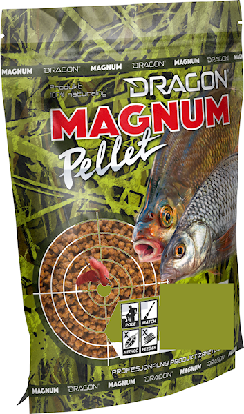 Pellet DRAGON Premium 2 mm KRYL - bordowy 0.5 kg