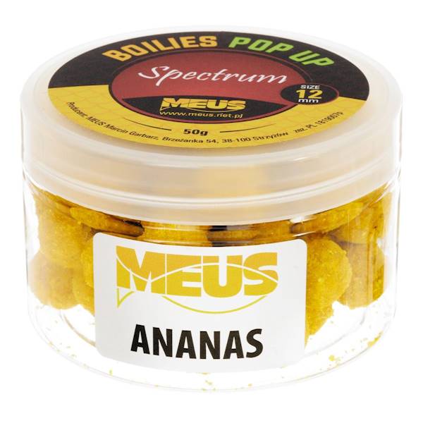 KULKI MEUS POP UP SPECTRUM 12mm ANANAS 50g