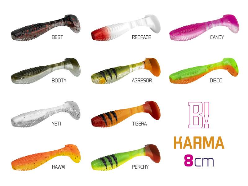 Guma Delphin KARMA UVs BEST 8cm 1szt