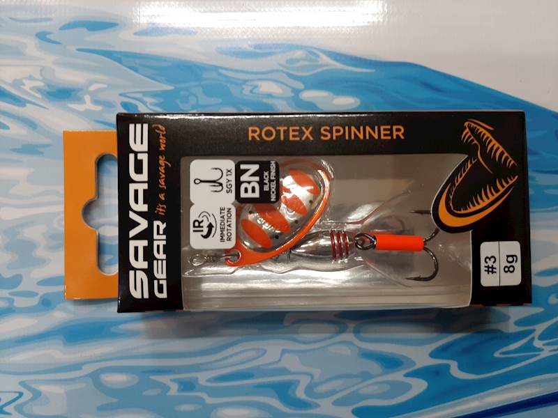 SG ROTEX SPINNER 3 8GR 04-fluo orange silver