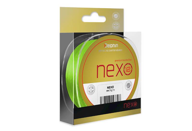 Delphin NEXO 12 / fluo zielony 0,10mm 6,8kg 130m