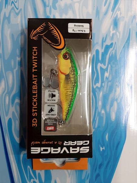 3D STICKLEBAIT TWITCH 5,5CM 7G SINKING FIRETIGER