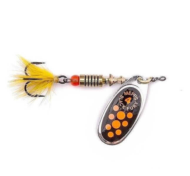 MEPPS BLACK FURY MOUCHE SREBRNY CZERWONE KRO.4 8GR